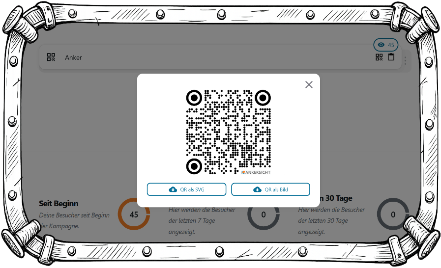 Ankerlink mit neuen QR-Code