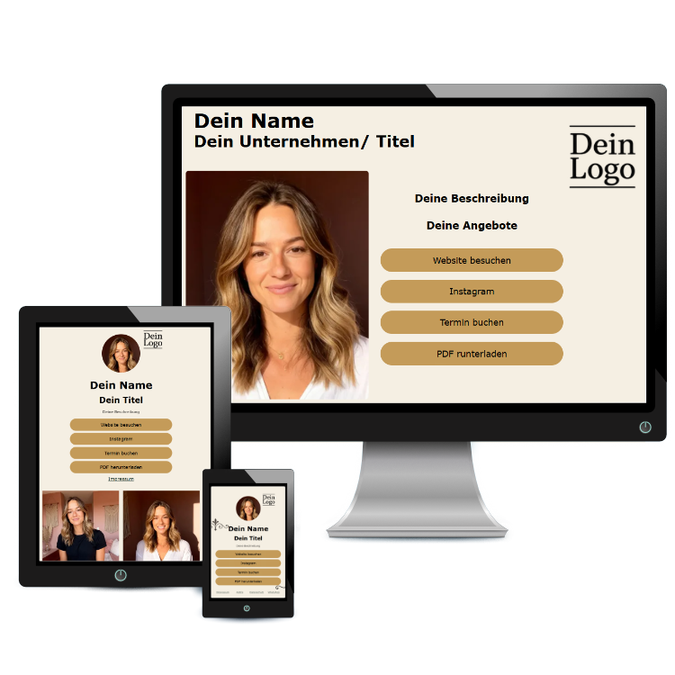 Ankerseite Beispiel verschiedene Geräte