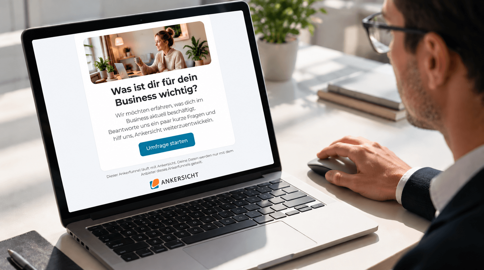 Umfrage am modernen Arbeitsplatz