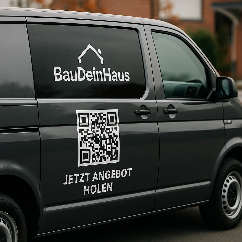 Werbung am Transport mit QR-Code Werbung am Transport
